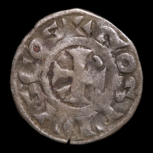 County of Gien, Count Geoffroy III, BI 1 Denier - 1120 to 1160 CE - French States