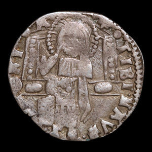 Republic of Venice, Doge Francesco Foscari, AR 1 Grosso - 1423 to 1457 CE - Venice, Italian States