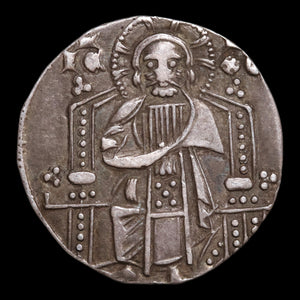 Republic of Venice, Doge Giovanni Soranzo, AR 1 Grosso - 1312 to 1328 CE - Venice, Italian States