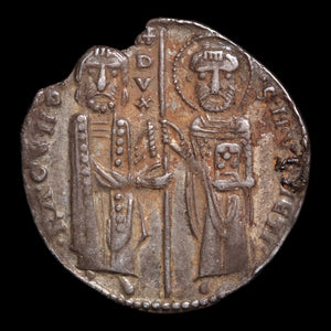Republic of Venice, Doge Reniero Zeno, AR 1 Grosso - 1253 to 1268 CE - Venice, Italian States