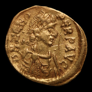 Rome, Emperor Zeno, AV (Gold) Tremissis, Goddess of Victory - 476 to 491 CE - Roman Empire