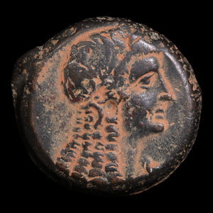 Ptolemaic Kingdom of Egypt, Ptolemy VI & Cleopatra I, AE Unit - 180 to 145 BCE - Ancient Egypt