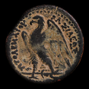 Ptolemaic Kingdom of Egypt, Ptolemy II, AE Obol, Deified Alexander the Great - 266 to 261 BCE - Ancient Egypt