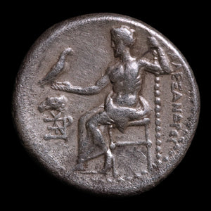 Kingdom of Macedon, Alexander the Great, AR Drachm, Lifetime Issue - 325 to 323 BCE - Greek World