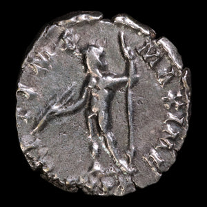 Rome, Emperor Commodus, AR Denarius, Jupiter (God of Sky & Thunder) - 186 to 189 CE - Roman Empire