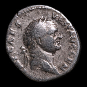 Rome, Emperor Vespasian, AR Denarius, Salus (Goddess of Safety) - 73 CE - Roman Empire