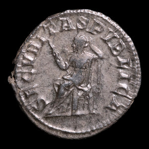 Rome, Emperor Gordian III, AR Denarius, Securitas (Goddess of Security) - 241 CE - Roman Empire