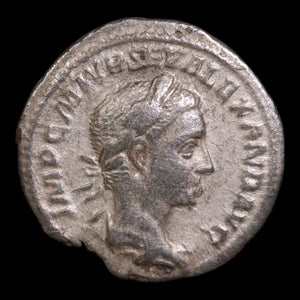 Rome, Emperor Severus Alexander, AR Denarius, Fides (Goddess of Trust) - 222 to 228 CE - Roman Empire