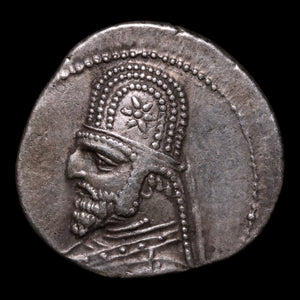 Parthian Empire, King Orodes I, AR Drachm - 90 to 80 BCE - Ancient Persia