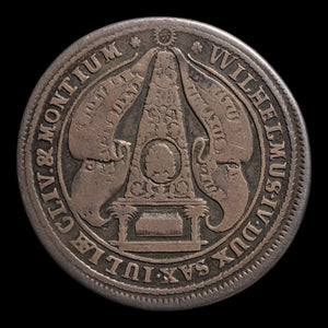 Germany, Saxe-Weimar, Duke Wilhelm, AR 1/4 Thaler - 1662 CE - German States