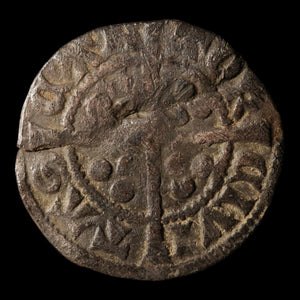 England, Edwardian Silver Penny (King Edward I to III), Canterbury Mint - 1279 to 1344 CE - Medieval England