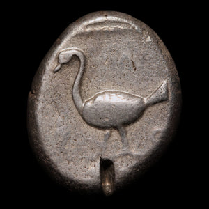 Cilicia, City of Mallos, AR Stater, Swan & Winged Male Figure - 440 to 390 BCE - Greek World