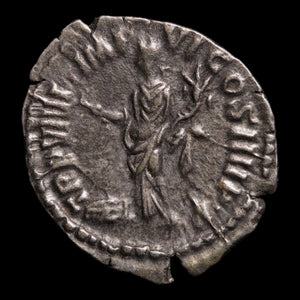 Rome, Emperor Commodus, AR Denarius, Pax (Goddess of Peace) - 183 CE - Roman Empire