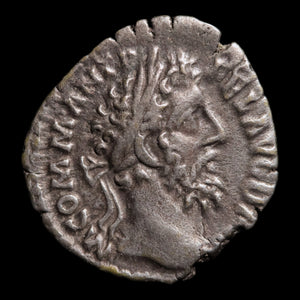 Rome, Emperor Commodus, AR Denarius, Goddess of Victory - 186 to 187 CE - Roman Empire