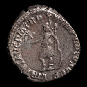 Rome, Emperor Commodus, AR Denarius, Goddess of Victory - 186 to 187 CE - Roman Empire