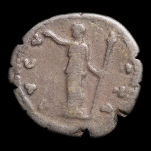 Rome, Empress Faustina I, AR Denarius, Ceres (Agriculture & Motherhood) - 141 CE - Roman Empire