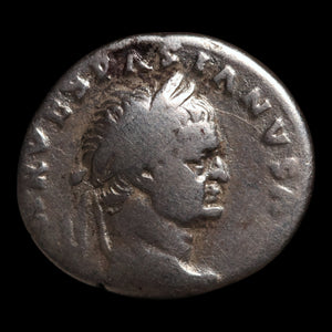 Rome, Emperor Vespasian, AR Denarius, Pax (Goddess of Peace) - 70 CE - Roman Empire