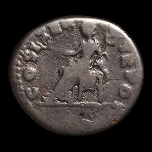 Rome, Emperor Vespasian, AR Denarius, Pax (Goddess of Peace) - 70 CE - Roman Empire