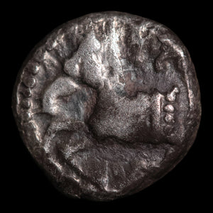 Thrace, King Sparatocos, AR Diobol, Horse & Eagle (Rare Type) - c. 445 to 435 BCE - Ancient Greece