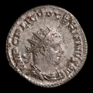 Rome, Emperor Valerian, AR Antoninianus, Salus (Goddess of Safety) - 254 CE - Roman Empire