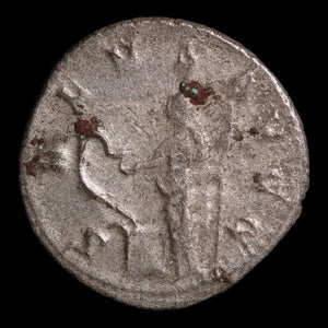 Rome, Emperor Valerian, AR Antoninianus, Salus (Goddess of Safety) - 254 CE - Roman Empire