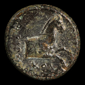 Ionia, City of Colophon, AE Unit, Apollo & Horse - c. 360 to 330 BCE - Greek World