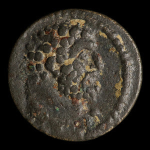 Lydia, City of Acrassus, AE Unit, Heracles & Lion - 193 to 211 CE - Greek World