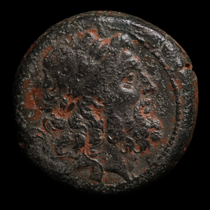 Seleucid Empire, King Antiochus IV, Large Egyptian-Style AE Unit - 169 to 168 BCE - Greek World