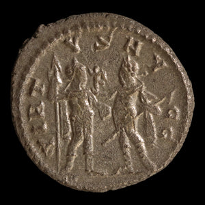 Rome, Emperor Valerian, AR Antoninianus, Valerian & Gallienus - 255 to 256 CE - Roman Empire