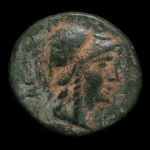 Mysia, City of Pergamon, AE Unit, Athena & Trophy - c. 200 to 1 BCE - Greek World