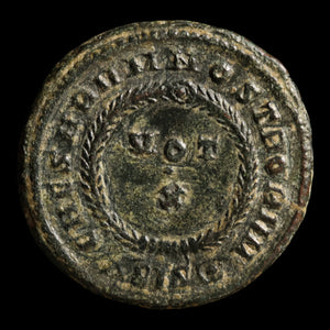 Rome, Emperor Constantine II, AE Unit, Votive Wreath Reverse - 321 to 324 CE - Roman Empire
