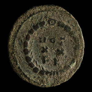 Rome, Emperor Diocletian, AE Unit, Votive Wreath Reverse (Carthage) - 303 CE - Roman Empire
