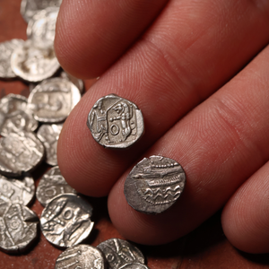 Phoenicians, City of Sidon, Silver Sixteenth Shekel - c. 384 to 332 BCE - Ancient Lebanon