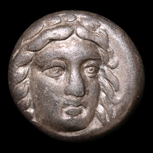 Satraps of Caria, Maussolos, AR Drachm, Apollo & Zeus - 377 to 353 BCE - Greek World