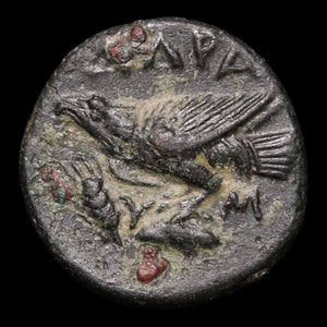 Mysia, City of Adramyttion, AE Unit, Zeus & Eagle - c. 360 to 340 BCE - Greek World