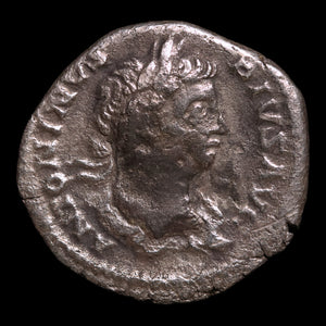 Rome, Emperor Caracalla, AR Denarius, Sol or Emperor Reverse - 210 to 222 CE - Roman Empire