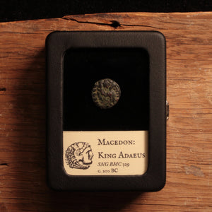 Macedon, King Adaeus, Bronze, Heracles & Club - c. 200 BCE - Greek World