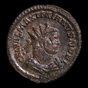 Rome, Emperor Galerius, AR Antoninianus, Concordia (Goddess of Agreement) - 293 to 294 CE - Roman Empire