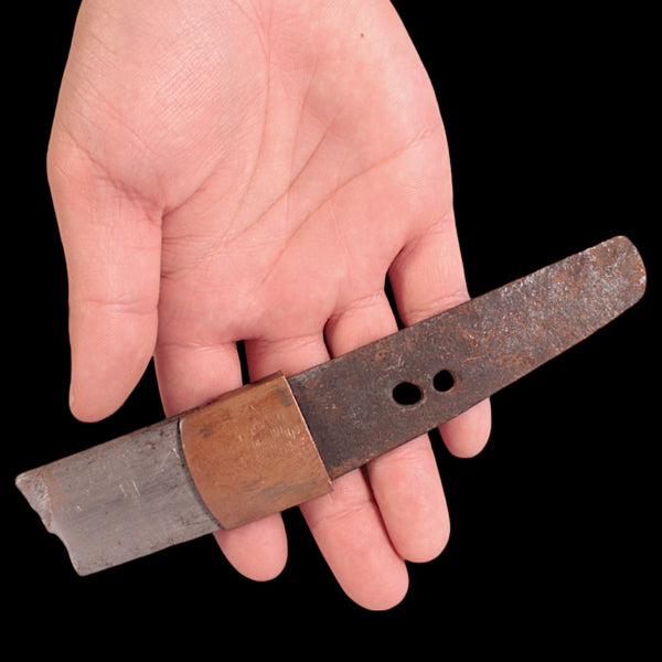 Japanese Wakizashi Tang Fragment, 6.4 inches c. 1500s to 1800s CE