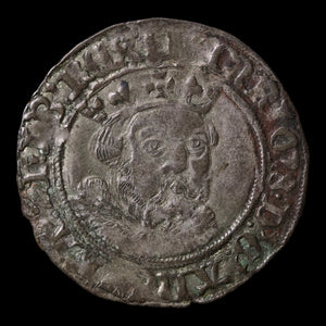 England, King Henry VIII, AR Groat - 1546 to 1547 CE - England