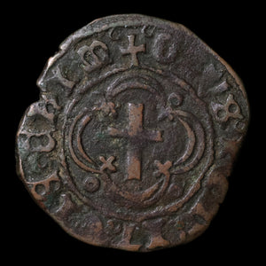 Scotland, King James III, AE Crux Pellit - 1460 to 1488 CE - Scotland
