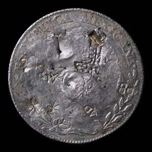 Mexico, AR 8 Reales with Chinese Chop Marks, "Piece of Eight" - 1863 CE - Mexico