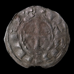 French States, Lordship of Déols, AR 1 Denier - 1160 to 1176 CE - French States