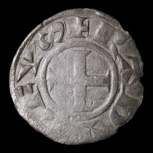 French States, Lordship of Déols, AR 1 Denier - 1160 to 1176 CE - French States