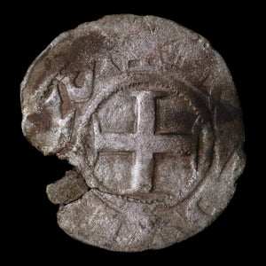 French States, Lordship of Déols, AR 1 Denier - 1160 to 1176 CE - French States