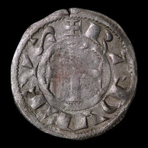 French States, Lordship of Déols, AR 1 Denier - 1160 to 1176 CE - French States