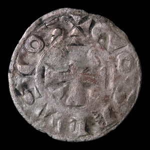 French States, County of Gien, Geoffroy III, BI 1 Denier - 1120 to 1160 CE - French States