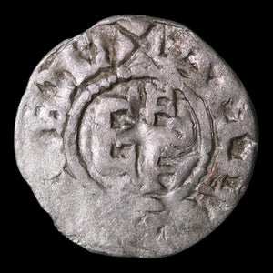 French States, County of Anjou, Count Fulk V, BI 1 Denier - 1109 to 1151 CE - French States