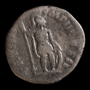 Rome, Emperor Lucius Verus, AR Denarius, Mars (God of War) - 163 to 164 CE - Roman Empire