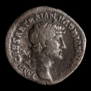 Rome, Emperor Hadrian, AR Denarius, Pax (Goddess of Peace) - 121 to 123 CE - Roman Empire